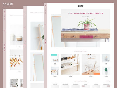 PSD Template Story asymmetrical blog clean design desktop e commerce interface minimalist product psd shopify theme ui web website wordpress