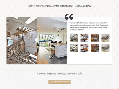 Rhinov beige decoration design grid home interior quote rhinov testimonial ui web website