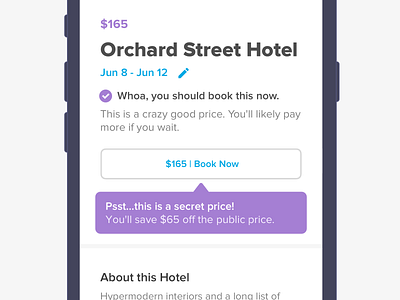 Request a Hotel to Book app booking hotel interface mobile product search travel ui ux