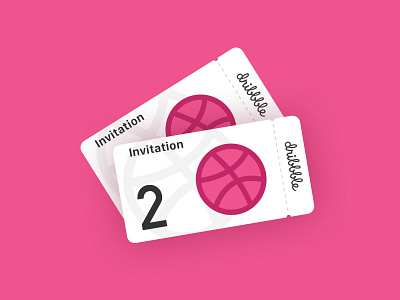 2x dribbble invites dribbble