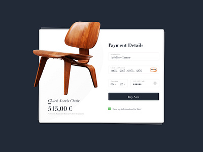 Daily UI #002 Credit Card Checkout credit card credit card form credit card payment dailyui 002