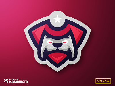 DOG + CONTROLLER - FOR SALE controller controls design esports esportslogo gaming gaming logo illustration logo mascot mascot logo premade ps4 rose xbox