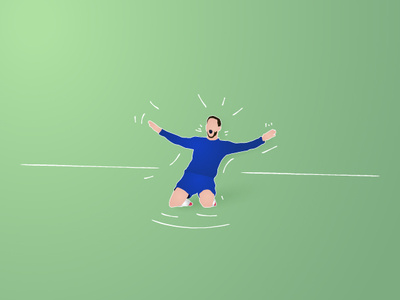 eden hazzard celebration ball celebration football goal happy illustration illustrator papercut player