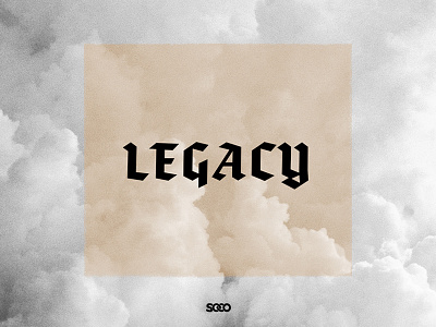 Legacy arkansas blackletter church church design clouds design graphic photo print