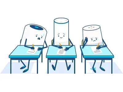 Apple, Amazon & Google sitting their exams alexa amazon apple character exam google voice