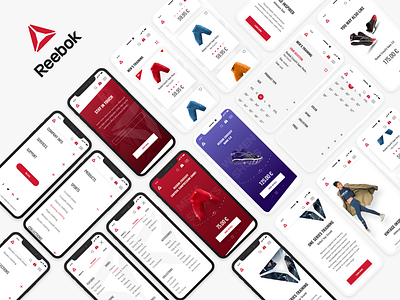 Reebok Crossfit Redesign e commerce interface design mobile web ui ux