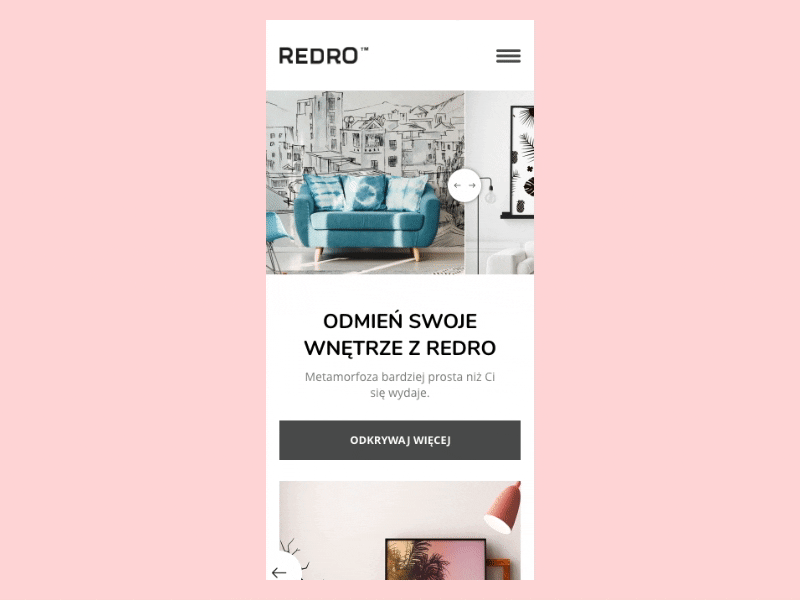 Redro / expanded menu by Piotr Swierkowski on Dribbble