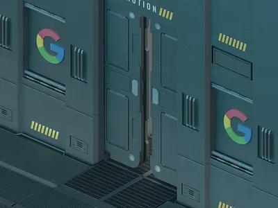 Google Lab 3d blender blender 3d design google google lab hardsurface lab low poly metal mexico