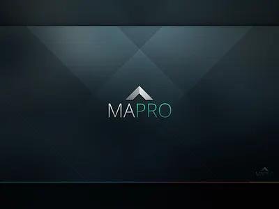 Presentation of the Administrative Mapro Slide 1 animation logo presentation slide