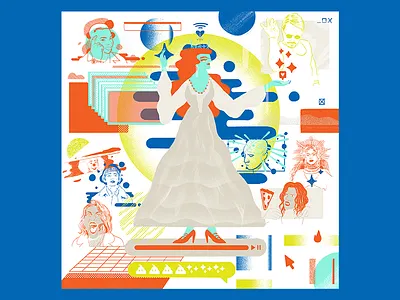 Patron Saint of Internet: 2017 digital drawing illustration ilustracion internet memes photoshop wacom