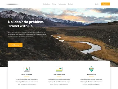 Travel Companion - Exploration explore header travel ui ux webdesign