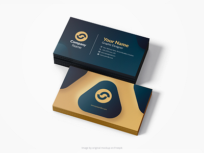 Neumorphic Business Card Template - 2 brand identity branding business card corporate corporate identity design name card neumorph neumorphic neumorphism template