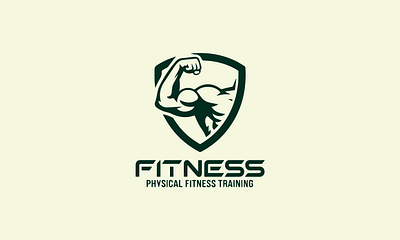 Gym Fitness Logo Design logo design physical