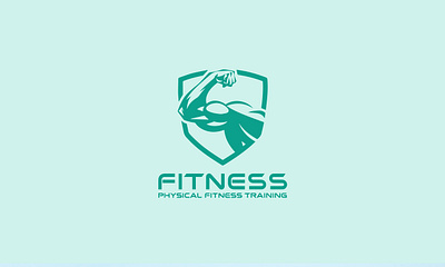 Gym Fitness Logo Design logo design physical