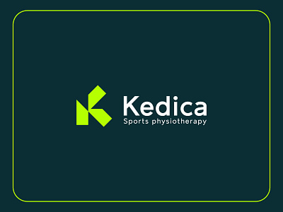 Kedica - Physiotherapy Logo brand identity brand logo branding design icon logo logo design logo designer logomark logos medical sports medical sports logo modern logo physiotheraphy physiotherapy logo