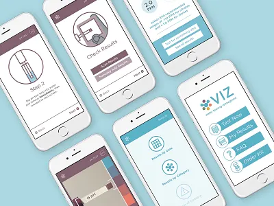 VIZ: Water Testing Reimagined (App) app concept design illustration science ui ux ui ux design vector water