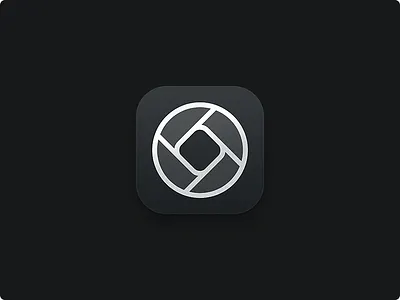 Halide Icon app black blue camera dark halide icon icons photography