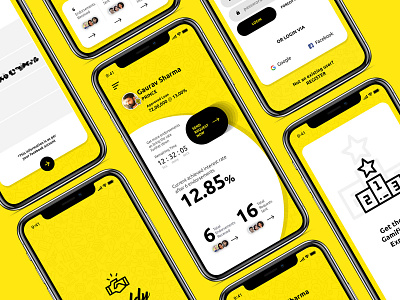 Gamified Loan Experience App app banking app design digital gamification gamify ios iphone 10 online ui ux