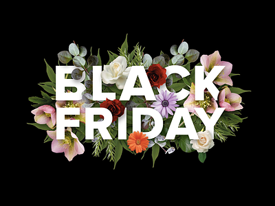 Black Friday Concept design montage sale typogaphy