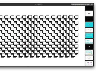 Elevation Machine black and white brand identity branding brutalist clean depth icon identiy logo minimalist pattern repeat shape simple squares swiss