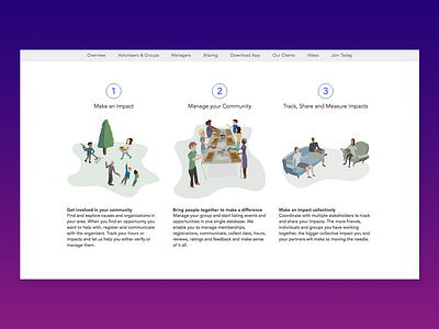 Illustrations For GivePulse design flat illustration ui vector