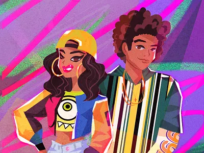 Finesse - Cardi B and Bruno Mars bruno mars cardi b finesse illustration