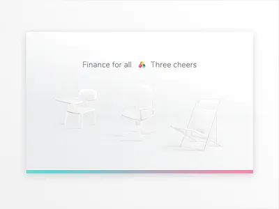 Three cheers for inclusive finance banking blockchain branding clean crypto exchange crypto wallet cryptocurrency design fintech illustration inclusive promo tagline ui ui ux design ux web