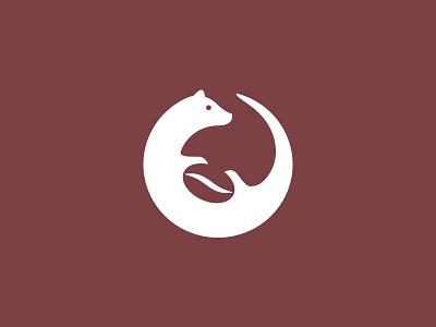 Kopi Luwak Coffee roasting company logo concept animal asian branding business coffee coffee bean company design graphic identity illustration kopi kopi luwak logo luwak minimal negative space roasters simple vector