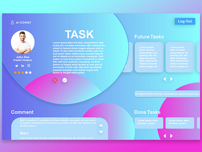 Log In page Office Task interaction design landing page ui ux web design webdesign