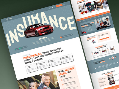 Seguro - Insurance Agency automobile insurance car insurance health insurance life insurance ui ux design ux reasearch