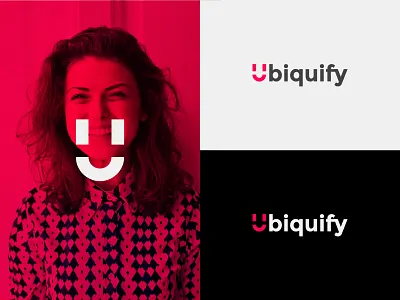 Ubiquify - Logo branding design icon logo minimal typography