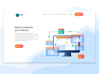 CMS Tubankab design ethereum flat ico interface mining page site statistic typography ui ux web xd