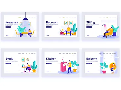 household figure illustrations