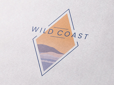 Wild Coast aesthetic balance branding coast creative design graphic graphic design identity illustration logo logo design mockup paper shape sophisticated typography vibrant