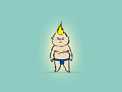 sumo wrestler 24 awakening human illustration man sumo sumowrestler wrestler