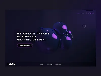 IMGN UI design ui website