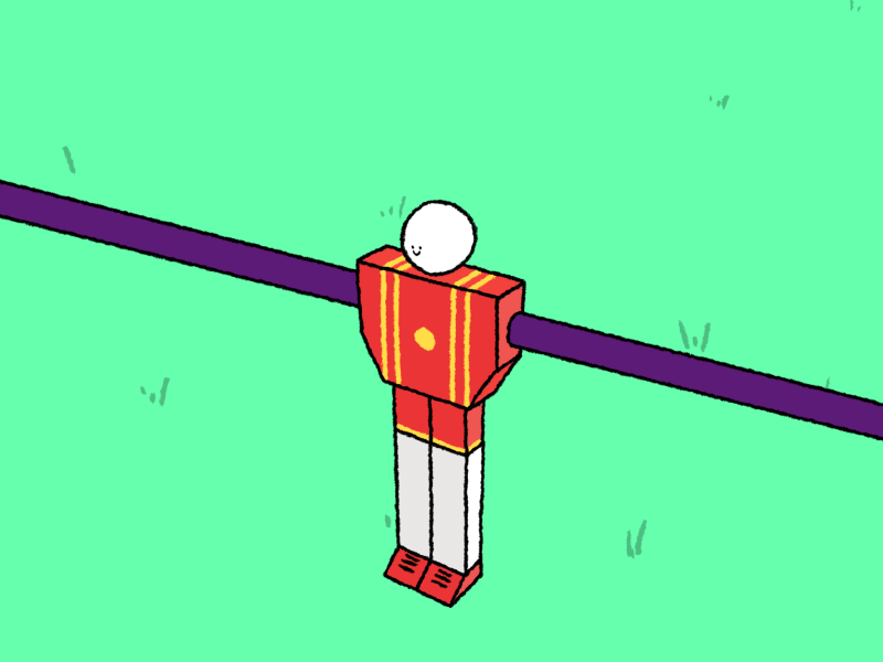 Foosball animation foosball football loop soccer
