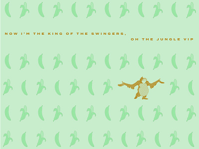 Disney Series: King Louie disney halftone illustration king louie pattern