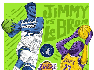 Jimmy v. LeBron basketball nba
