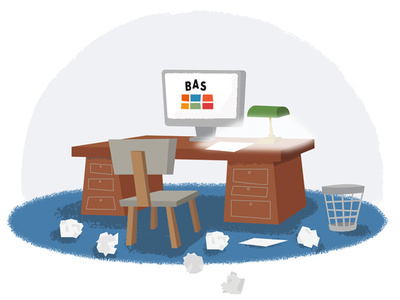 Working Day Blues illustration