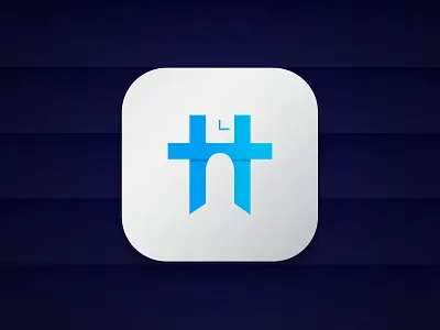 Time Travel concept app icon art design flat gate gradient icon illustration logo mark plane time travel tt typography ui