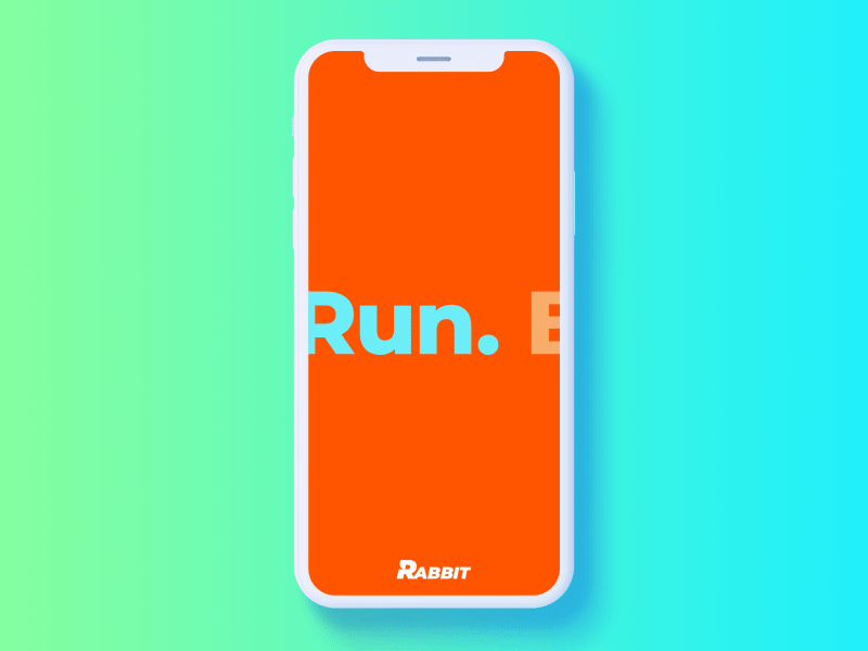 Run Bike Swim animation app design flat illustration ui ux