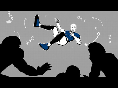 Trash Talk 2018 D animation illustration