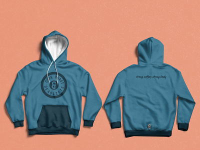 DR&DL Hoodie Concept apparel branding coffee concept logo