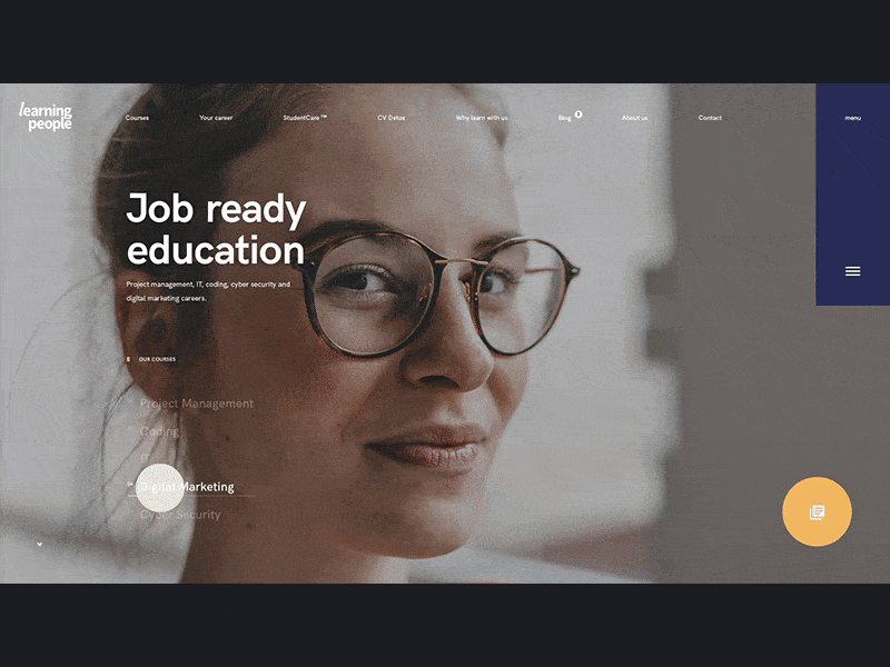 LearningPeople_Homepage_menu homepage menu ui website