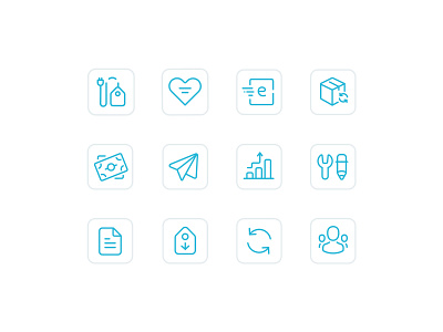 Oberlo Icons ecommerce icons icons set illustration oberlo outline symbols vector