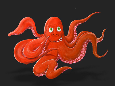 #Octopus Sketch designer illustraiton photoshop wacom