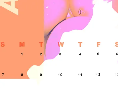 April/calendar calendar collage digital art form graphic design photography photoshop texture