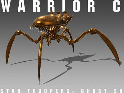 Warrior Class Alien Bug 3d alien aliens biological board game boardgame bug concept art creature creatures digital 3d future sci fi sciencefiction