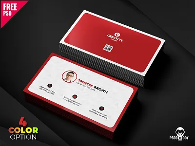 Business Card Set PSD Design agency card business card card design clean creative design design free psd free template freebie psd psd template visiting card